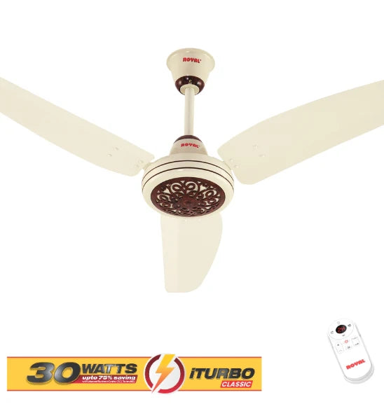 ROYAL Inverter Ceiling Fan - Regency Model - 30 Watts
