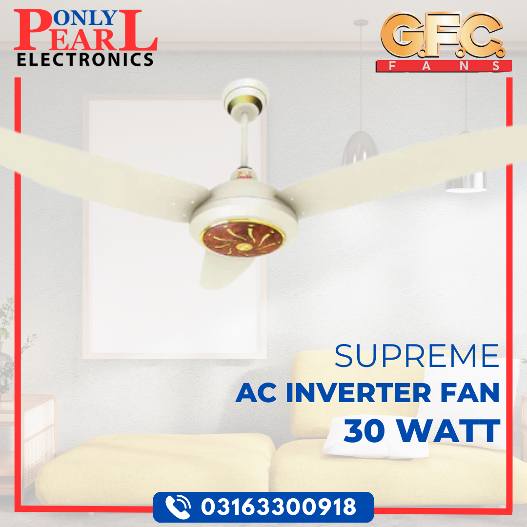 GFC Inverter Ceiling Fan - Supreme Model - 30 Watts