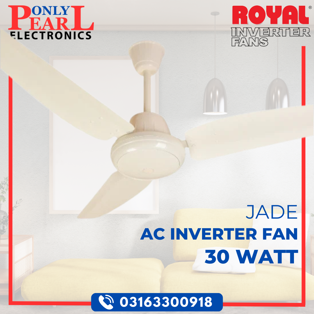 ROYAL Inverter Ceiling Fan - Jade Model - 30 Watts