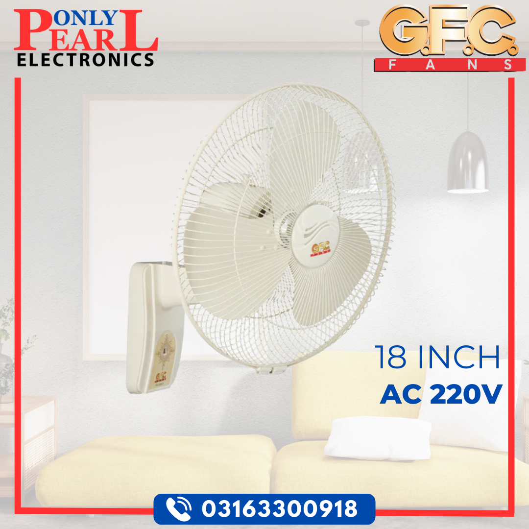 GFC Wall Mounted Bracket Fan | 18 Inch | 100% Pure Copper
