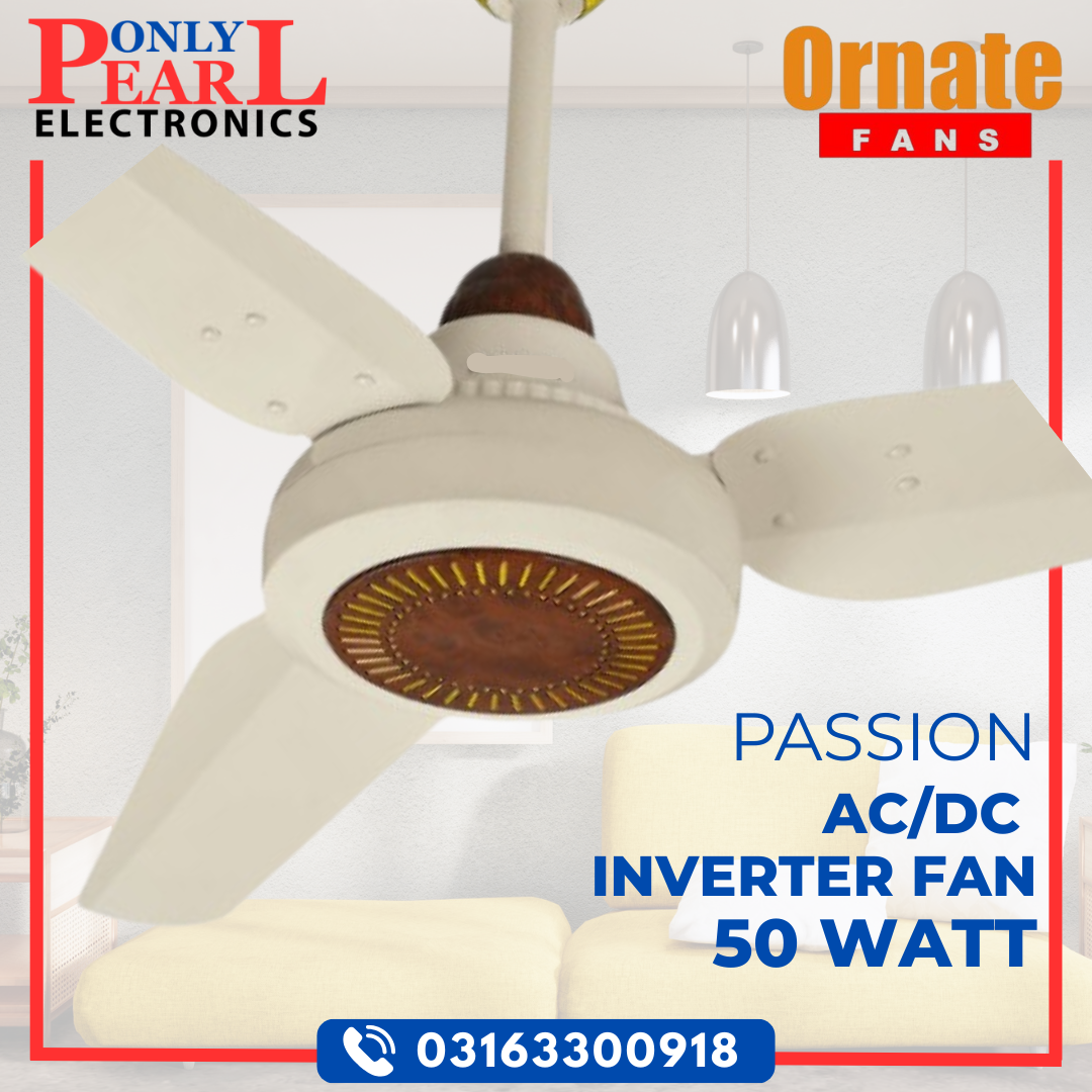 ORNATE Ceiling Fan | AC/DC | Passion Model