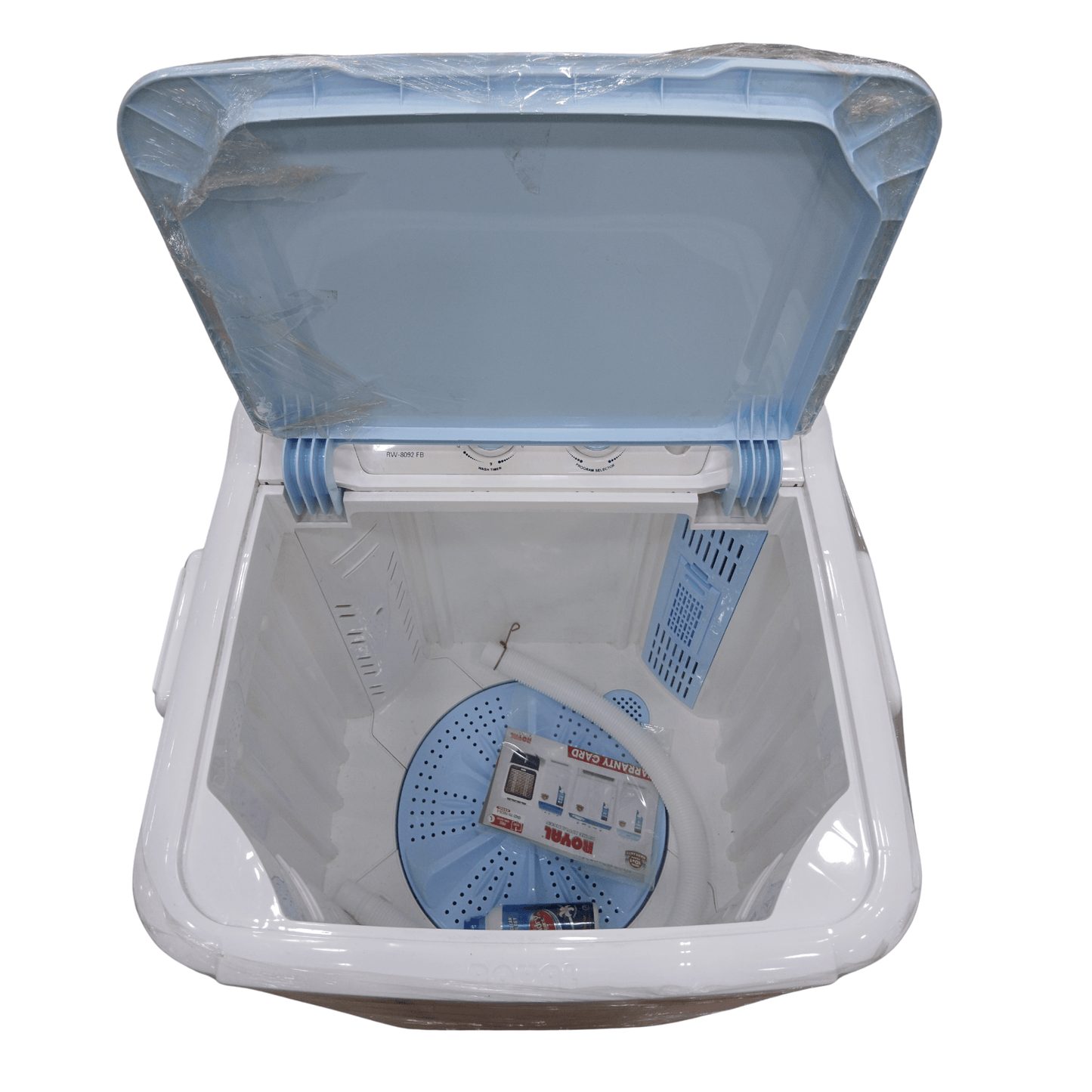 ROYAL Washing Machine | Single Tub | 8 KG Size | 8092 | Shower Wash Technology