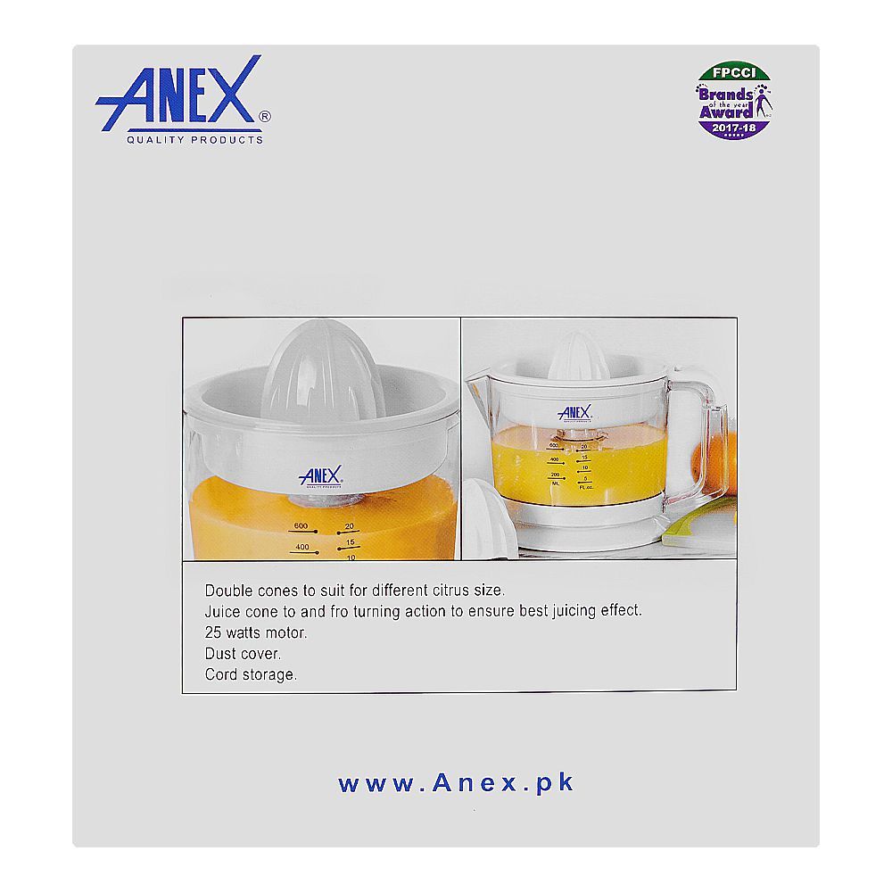 ANEX Deluxe Citrus Juicer | AG-2058