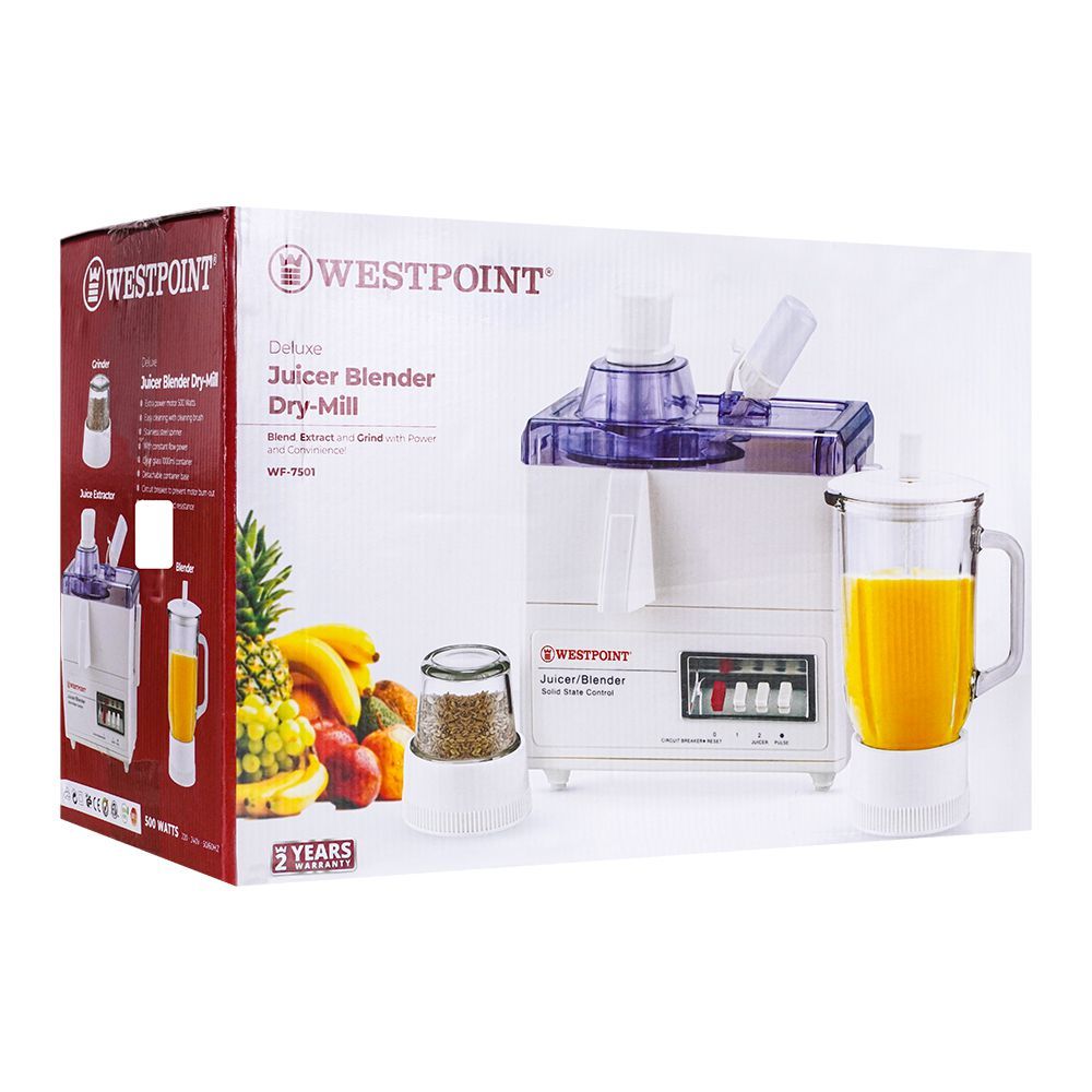 WESTPOINT 3in1 | Deluxe Juicer Blender | WF-7501