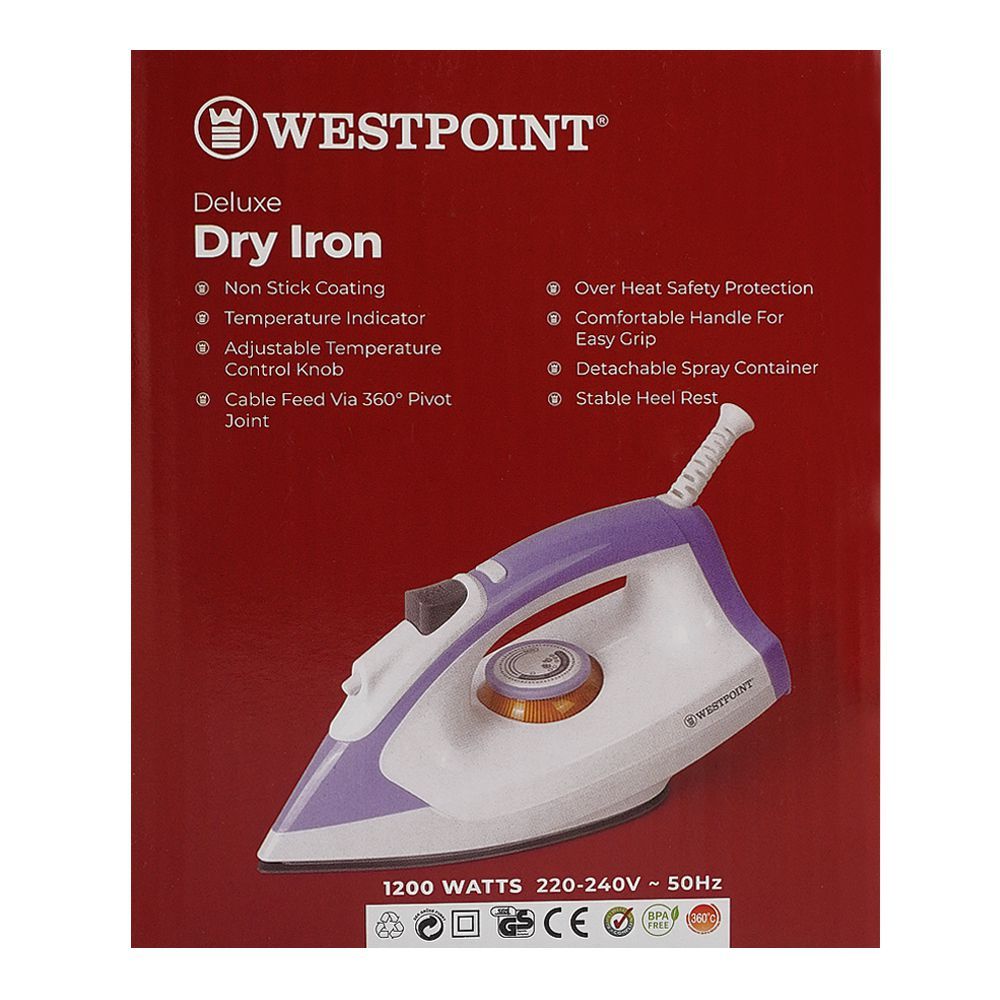 WESTPOINT Dry Iron | Light Weight | WF-2451