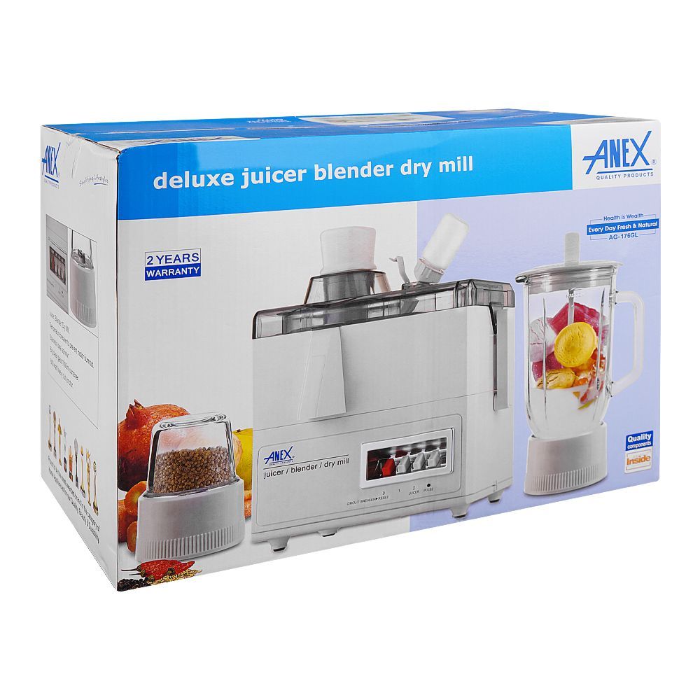 ANEX 3in1 | Deluxe Juicer Blender | AG-176GL