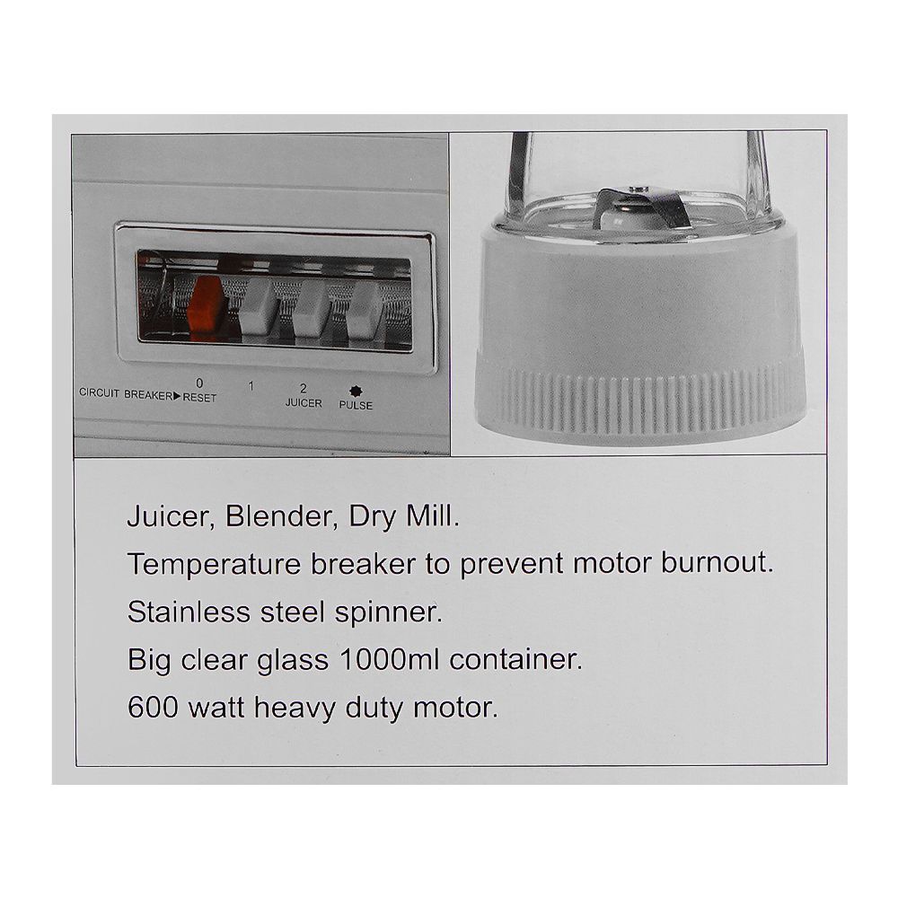ANEX 3in1 | Deluxe Juicer Blender | AG-176GL