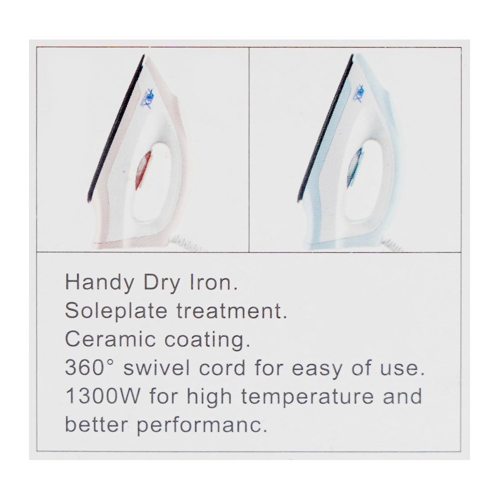 ANEX Dry Iron | Light Weight | AG-2074