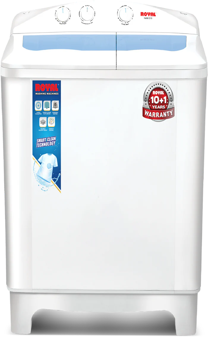 ROYAL Washing Machine | Twin Tub | 8.5 KG Size |  8010 | Double Body