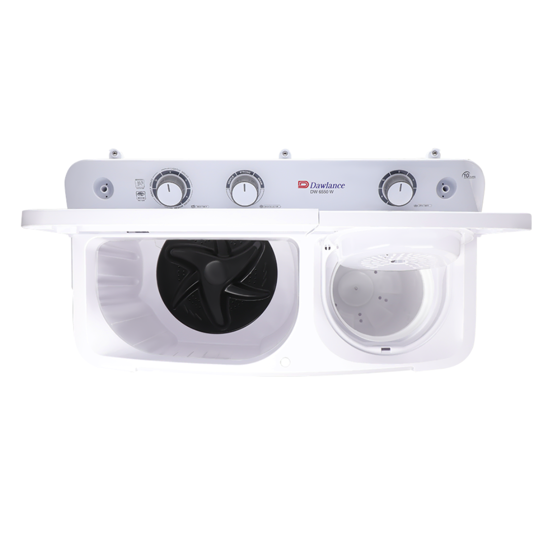 DAWLANCE  Washing Machine | Semi Automatic | Twin Tub | 10 KG Size | 6550W