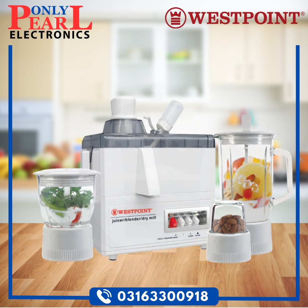 WESTPOINT 4in1 | Deluxe Juicer Blender Drymill | WF-8814