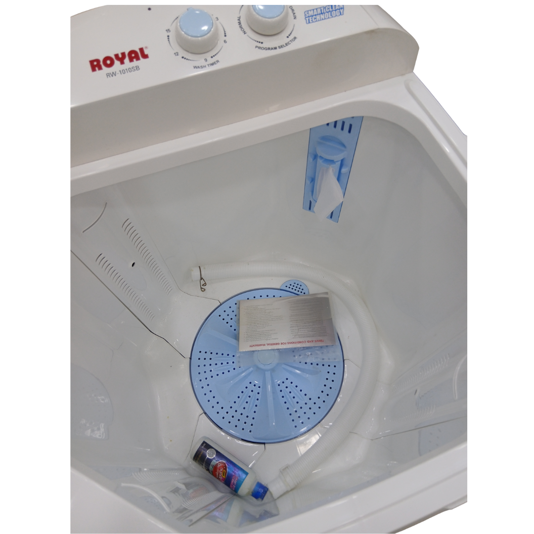 ROYAL Washing Machine | 10 KG Size | Single Tub | Model 1010 | Double Body | Shower Wash Technology